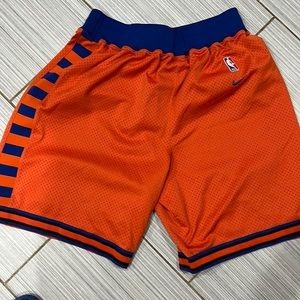 LIGHTLY WORN NBA New York Knicks shorts size XL